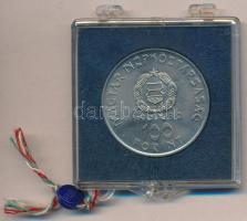 1980. 100Ft Ni "Szovjet-magyar közös űrrepülés" eredeti plombált MNB plasztiktokban + 1982...