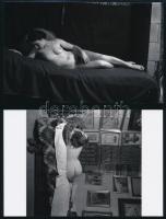 cca 1980 Erotikus és pornográf fotók, 6 db, 9,5x15 és 11x17 cm közti méretben