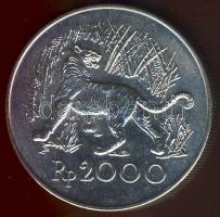 Indonézia 1974. 2000R Ag "Tigris" T:BU