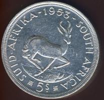 Dél-Afrika 1953. 5Sh Ag "Gazella" T:2-