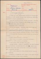 1945 Márai Sándor (1900-1989) írónak a Magyar Hírekben megjelent két írásának nyomdai korrektúrája