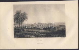 cca 1840 Wien / Bécs acélmetszet 23x14 cm