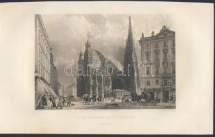 cca 1840 Wien / Bécs acélmetszet 23x14 cm