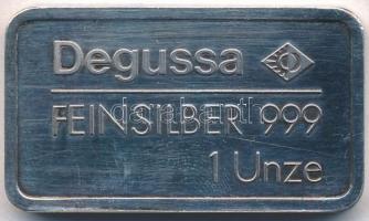 Németország DN "Mercedes-Benz Typ 720 / Degussa Feinsilber" Ag tömb (31,15g/0.999/24x42mm)...