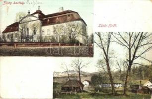 Zsély, Zelovce; Lósár-fürdő (Sósár), Zichy kastély / spa, castle (kopott sarkak / worn corners)