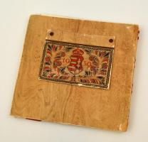 1939 Színes asztali naptár magyarországi életképekkel, közte Balogh Rudolf felvételeivel, kiadja Pallas Nyomda