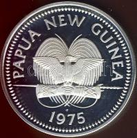 Pápua Új-Guinea 1975. 10K Ag T:PP