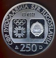 Jugoszlávia 1984. 250D Ag "Olimpia" T:PP
