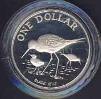 Új-Zéland 1985. 1$ Ag "Madár" T:PP
