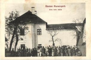 Alsómislye, Nizná Mysla; Római katolikus iskola, csoportkép / Roman catholic school, group picture