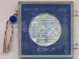 1977. 200Ft Ag "Nemzeti Múzeum" plombált, sérült MNB plasztiktokban T:BU
Adamo EM55