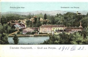 Pöstyén, Piestany; látkép / general view (EK)