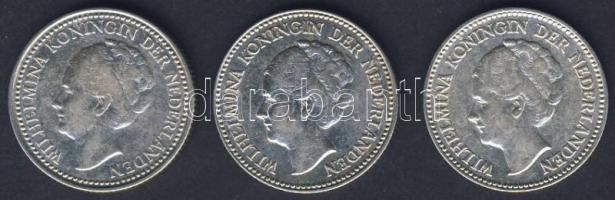 Hollandia 1922-30. 1/2G Ag (3x) T:2,3