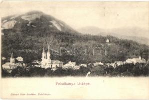 Felsőbánya, Baia Sprie; látkép, Dácsek Péter kiadása / general view (EK)