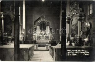 1934 Marosvásárhely, Targu Mures; Minorita templom, belső / church interior, Foto Körtesi, photo