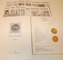 1999-2001. 11db klf Mozer árverési katalógus + 2001-2006. 2klf külföldi árverési katalógus