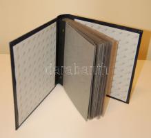 A/5-ös, 4 gyűrűs éremtartó, 12db műanyag lappal, 354 férőhellyel