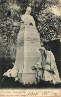 Rozsnyó, Roznava; Andrássy Francziska szobor, Sajó-Vidék kiadása / statue (kis szakadás / small tear)