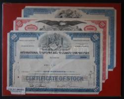 Dekoratív, modern amerikai részvények 6 klf db