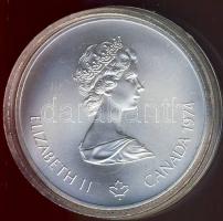 Kanada 1976. 5$ Ag "Olimpia-Ötkarika" T:1