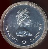 Kanada 1976. 5$ Ag "Olimpia-Észak-Amerika térkép" T:1