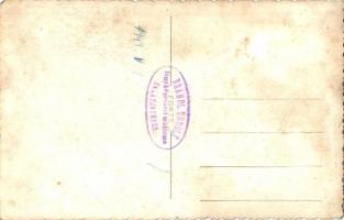 1949 Balatonfüred, Munka ünnepe, a Földműves Szövetkezet virágokkal díszített teherautója "5 év...