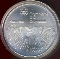 Kanada 1976. 5$ Ag "Olimpia-boksz" T:1