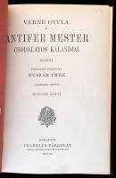 Verne Gyula: Antifer mester csodálatos kalandjai. 1-2. köt. Bp., é. n., Franklin. Díszes vászonkötés...