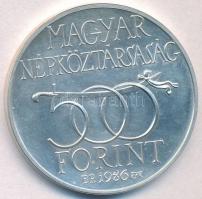 1986. 500Ft Ag "Budavár visszavétele 1686" T:BU Adamo EM97