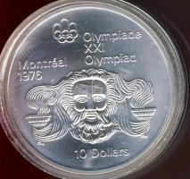 Kanada 1976. 10$ Ag "Olimpia-Zeusz" T:1