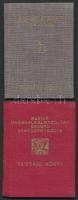 cca 1948-1974 Vegyes okmány tétel, 14 db. (szakszervezeti igazolványok (3 db.), katonai igazolvány, ...