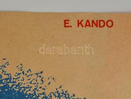 cca 1946 E. Kandó Gyula: Nemzeti Színház Antonius és Cleopatra előadásának plakátja, Bajor Gizi, Tím...