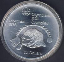 Kanada 1976. 10$ Ag "Olimpia-női súlylökés" T:1