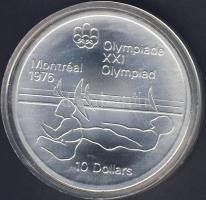 Kanada 1976. 10$ Ag "Olimpia-evezés" T:1