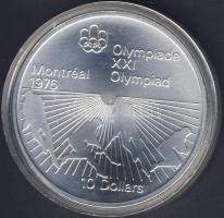 Kanada 1976. 10$ Ag "Olimpia-gyeplabda" T:1
