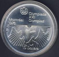 Kanada 1976. 10$ Ag "Olimpia-labdarúgás" T:1