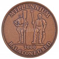 2000. Millennium Balatonfüred / Millenniumi Emlékbizottság Br emlékérem, dísztokban (42,5mm) T:1-