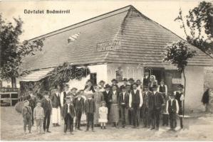 Bodmér, Frech Mátyás üzlete, csoportkép