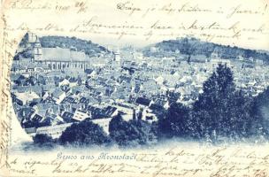 Brassó, Kronstadt, Brasov; látkép, H. Zeidner kiadása / general view (EB)