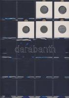 Hagyaték gyűjtemény, egész világ, régi és új, 136db érme, benne nominál és
tengerentúl, 13 lapos, l...