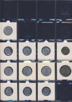 Hagyaték gyűjtemény, egész világ, régi és új, 136db érme, benne nominál és
tengerentúl, 13 lapos, l...