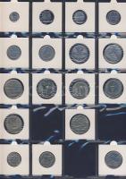 Hagyaték gyűjtemény, egész világ, régi és új, 136db érme, benne nominál és
tengerentúl, 13 lapos, l...