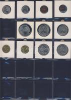 Hagyaték gyűjtemény, egész világ, régi és új, 136db érme, benne nominál és
tengerentúl, 13 lapos, l...