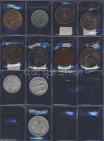 Hagyaték gyűjtemény, egész világ, régi és új, 466db érme, benne nominál és 
tengerentúl, 2db újszer...