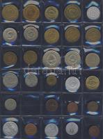 Hagyaték gyűjtemény, egész világ, régi és új, 466db érme, benne nominál és 
tengerentúl, 2db újszer...