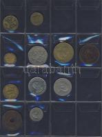 Hagyaték gyűjtemény, egész világ, régi és új, 466db érme, benne nominál és 
tengerentúl, 2db újszer...