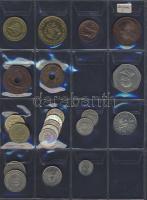 Hagyaték gyűjtemény, egész világ, régi és új, 466db érme, benne nominál és 
tengerentúl, 2db újszer...