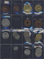 Hagyaték gyűjtemény, egész világ, régi és új, 466db érme, benne nominál és 
tengerentúl, 2db újszer...