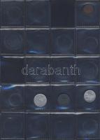 Hagyaték gyűjtemény, egész világ, régi és új, 466db érme, benne nominál és 
tengerentúl, 2db újszer...