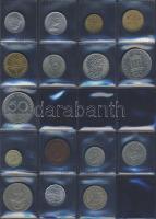 Hagyaték gyűjtemény, egész világ, régi és új, 466db érme, benne nominál és 
tengerentúl, 2db újszer...